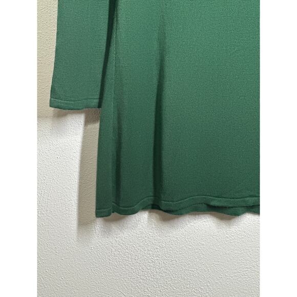 VTG Frederick’s of Hollywood Cowl Neck Body Sweater Dress S Forest Green Glam - Picture 4 of 11